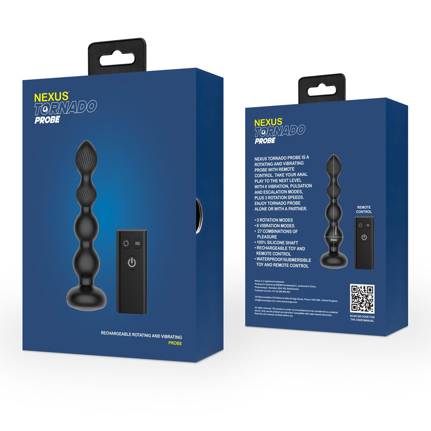 Nexus - Tornado Probe Roterende Anaal Vibrator - 9