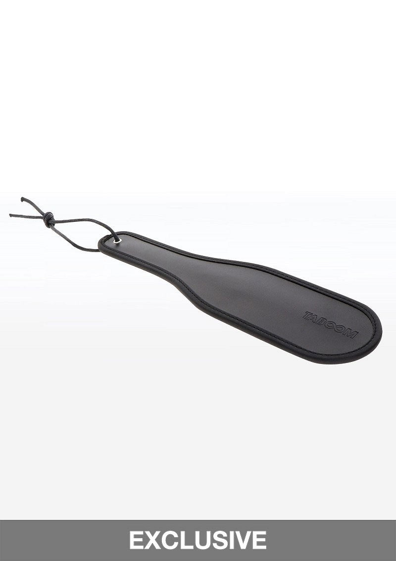 Taboom Bondage Essentials Hard And Soft Touch Paddle BLACK - 4