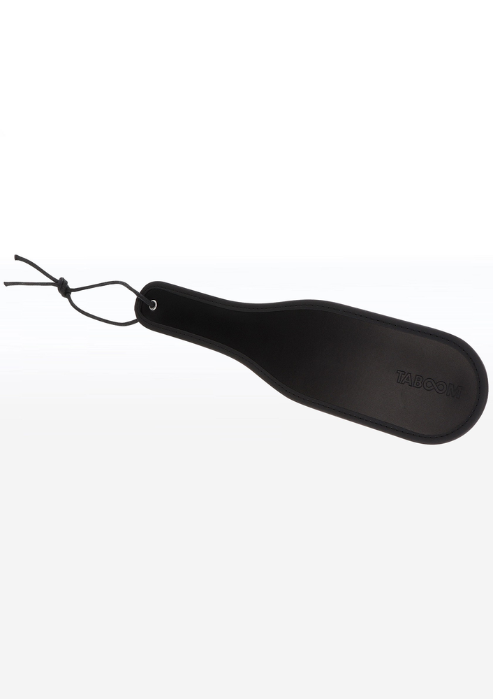 Taboom Bondage Essentials Hard And Soft Touch Paddle BLACK - 2