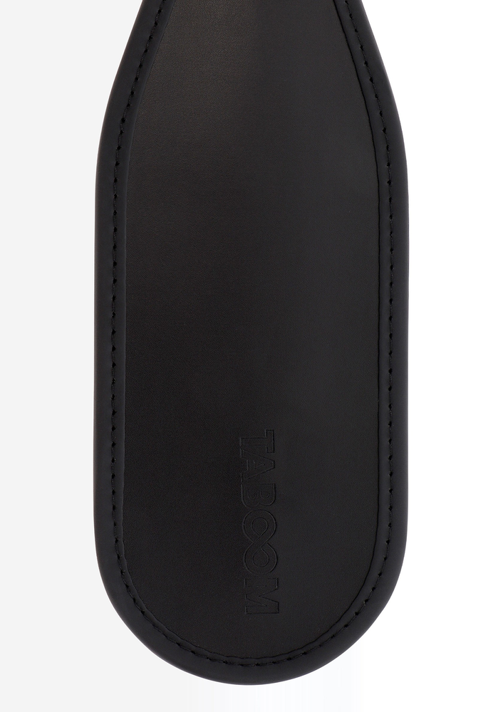 Taboom Bondage Essentials Hard And Soft Touch Paddle BLACK - 3