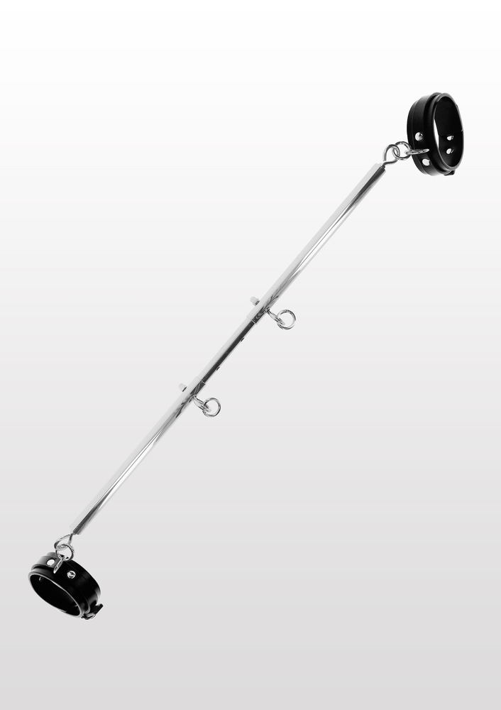 Taboom Bondage Essentials Spreader Bar with Ankle Cuffs BLACK - 4