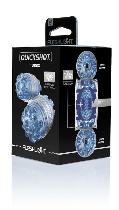 Fleshlight - Quickshot Turbo - Blauw - 3