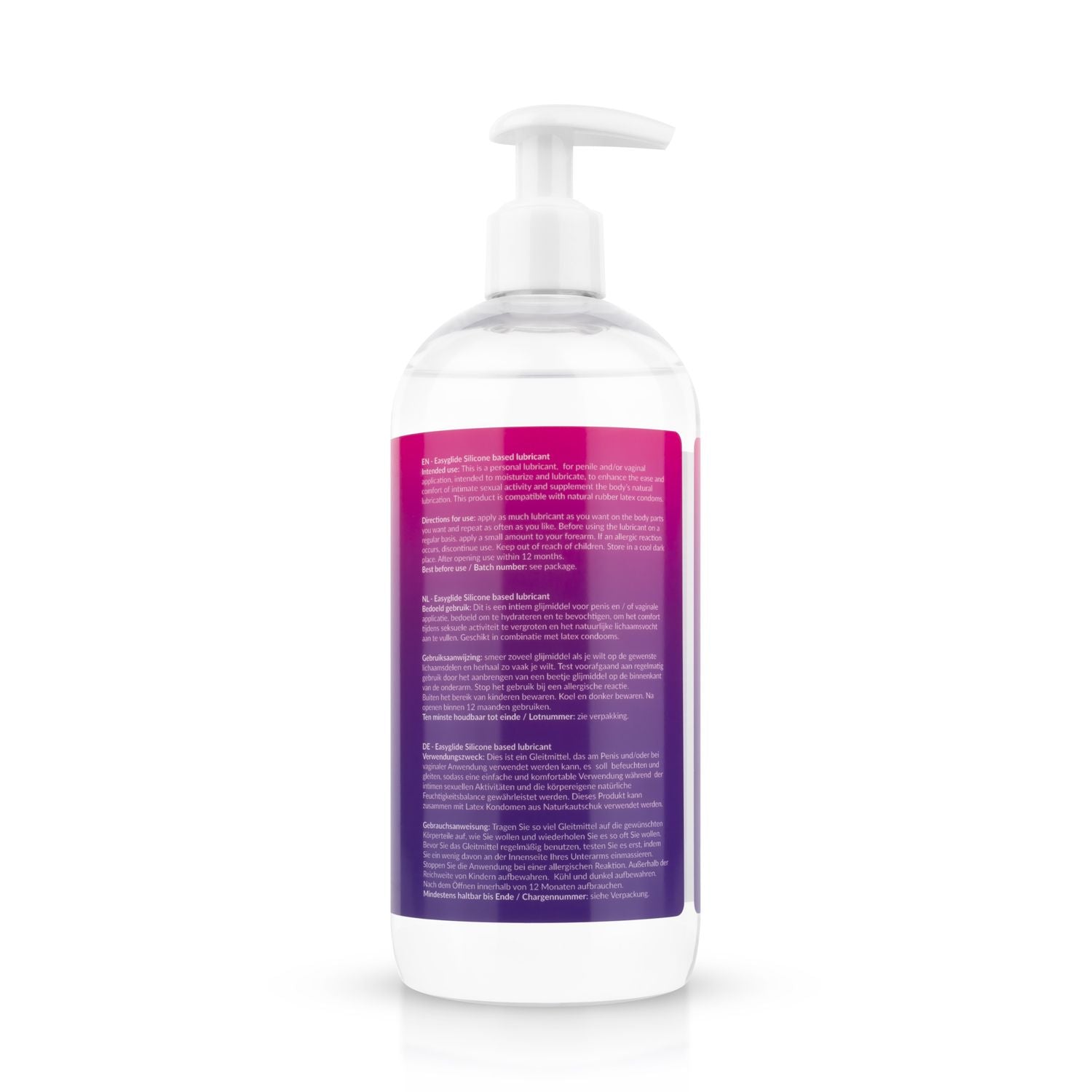 EasyGlide Siliconen Glijmiddel 500 ml - 1