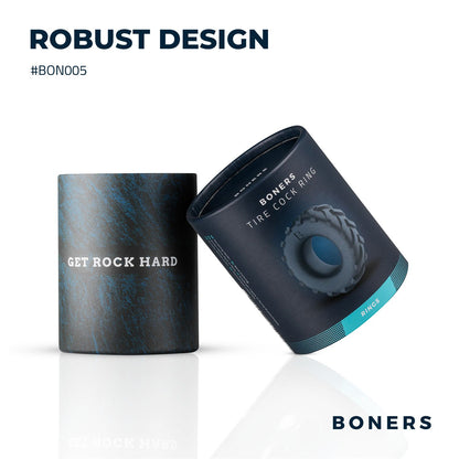 Boners Band Cockring - Grijs - 3