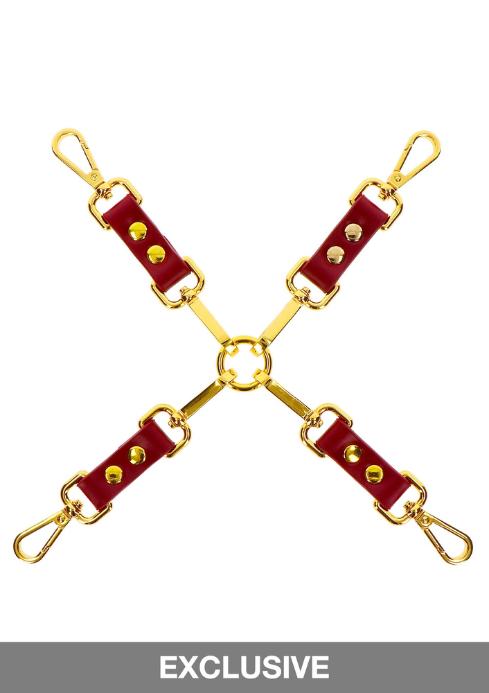 Taboom Bondage in Luxury Hogtie RED - 3