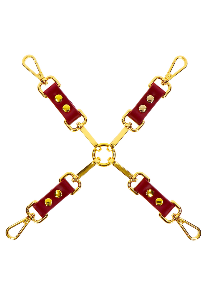 Taboom Bondage in Luxury Hogtie RED - 0