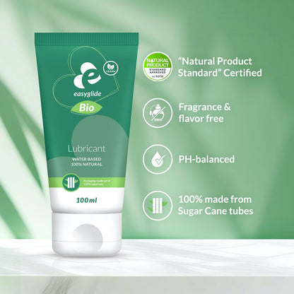 EasyGlide - Bio & Natural Glijmiddel op Waterbasis Geurvrij - 100 ml - 4