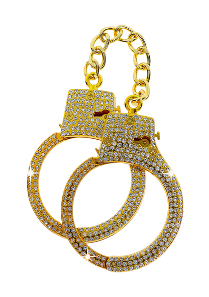 Taboom Bondage in Luxury Diamond Wrist Cuffs Gold GOLD - 3