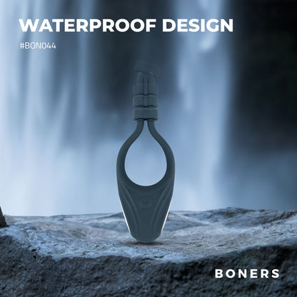 Boners Verstelbare Cockring - Blauw - 9