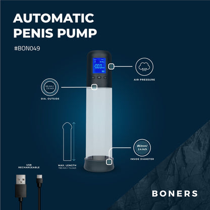 Boners - Penispomp met LCD-Scherm - 8