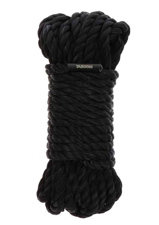 Taboom Bondage Rope 10 meter 7 mm - Zwart