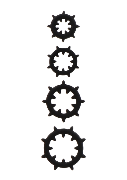 Taboom Nipple Play Nipple Enlargers with 8 Rings BLACK - 4