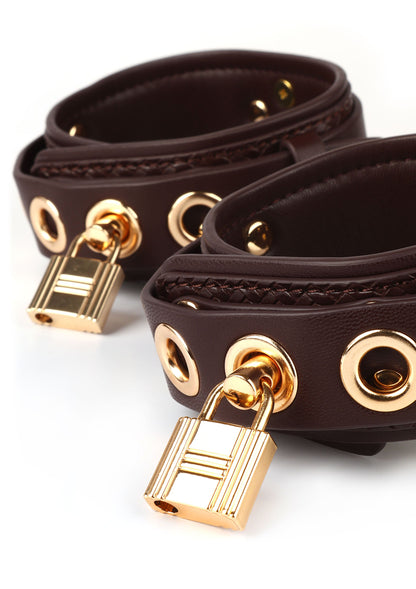 Woven Wrist Cuffs BROWN - 4