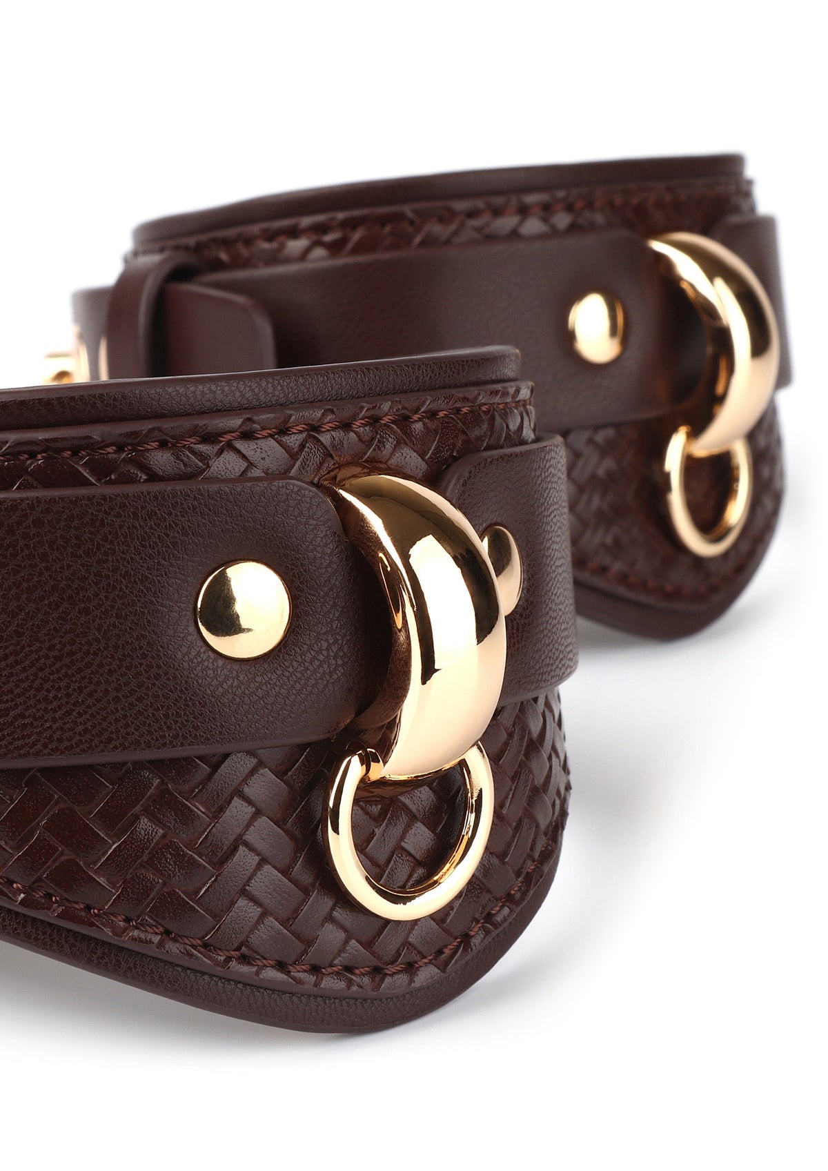 Woven Ankle Cuffs BROWN - 2