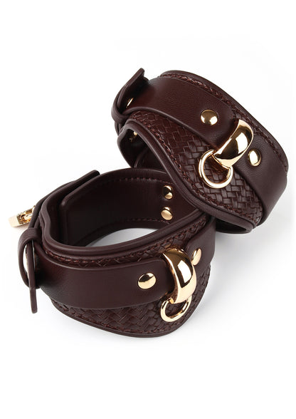 Woven Ankle Cuffs BROWN - 4