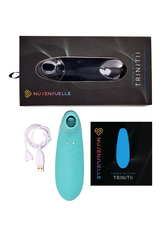 Nu Sensuelle Trinitii 3in1 Tongue BLUE - 6