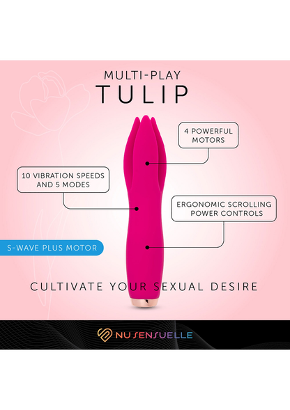 Nu Sensuelle Tulip Multi-Play Vibe PINK - 4