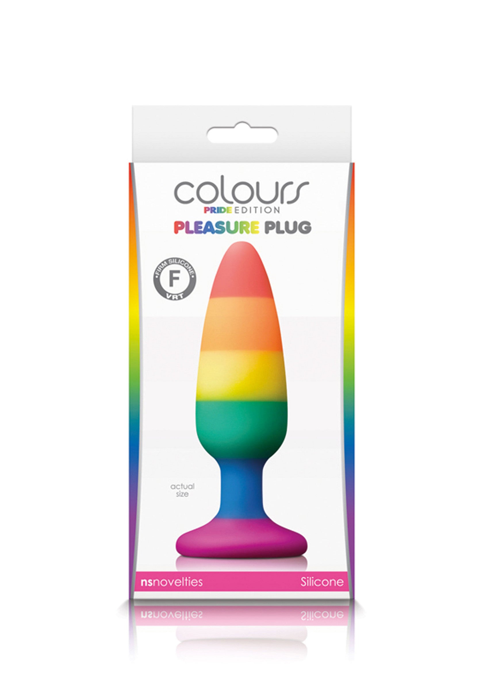 Pleasure Plug Rainbow Medium RAINBOW - 1