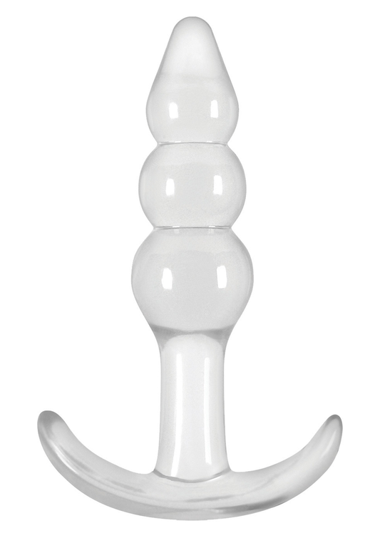 NS Novelties Jelly Rancher TPlug Ripple - Transparant