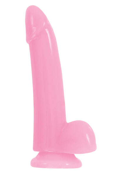 Smooth Glowing Dong 5 inch BLUE - 5
