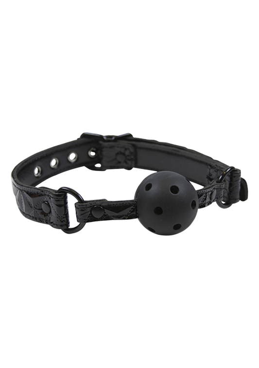 NS Novelties Sinful Ball Gag - Zwart