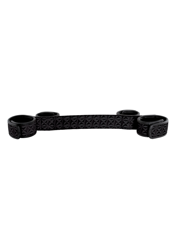 NS Novelties Sinful Soft Spreader Bar BLACK - 1