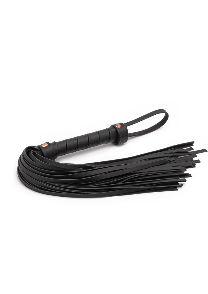 NS Novelties Bondage Couture Flogger BLACK - 0