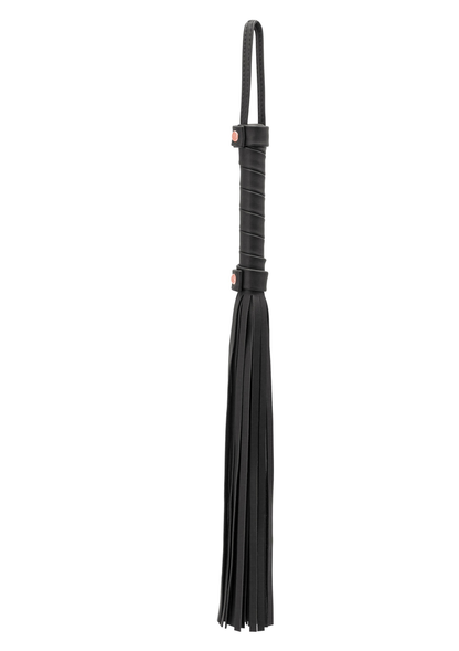NS Novelties Bondage Couture Flogger BLACK - 1