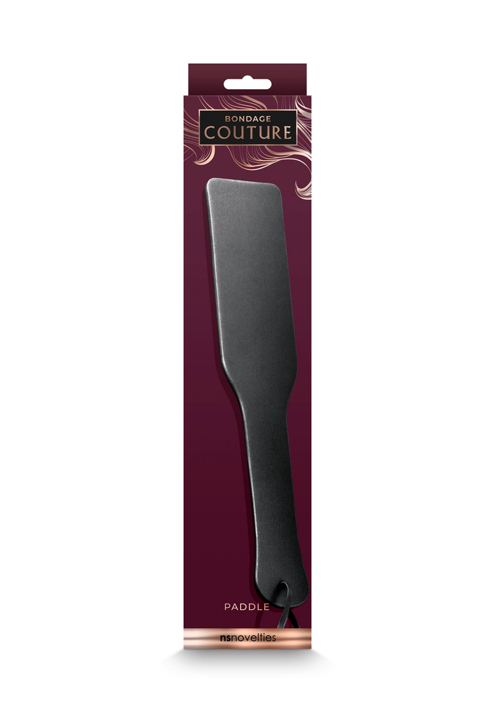 NS Novelties Bondage Couture Paddle BLACK - 0