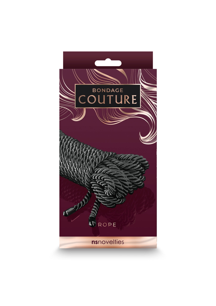 NS Novelties Bondage Couture Rope BLACK - 1