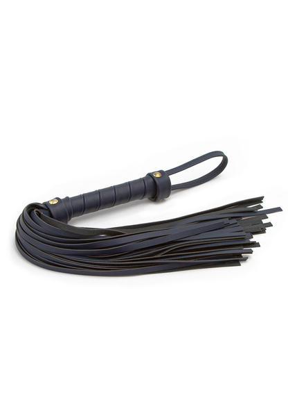 NS Novelties Bondage Couture Flogger BLUE - 2