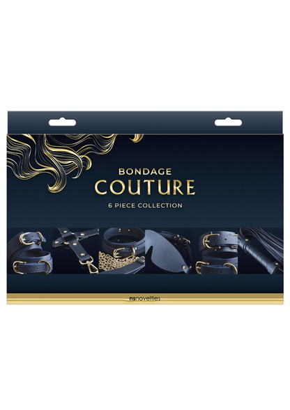 NS Novelties Bondage Couture 6 Piece Kit BLUE - 0