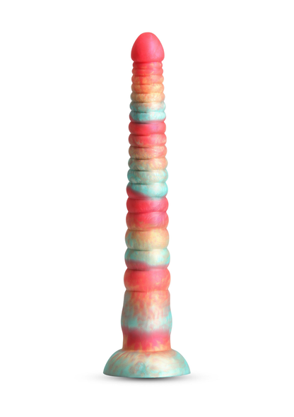 Stacked 12 inch Dildo RED - 3