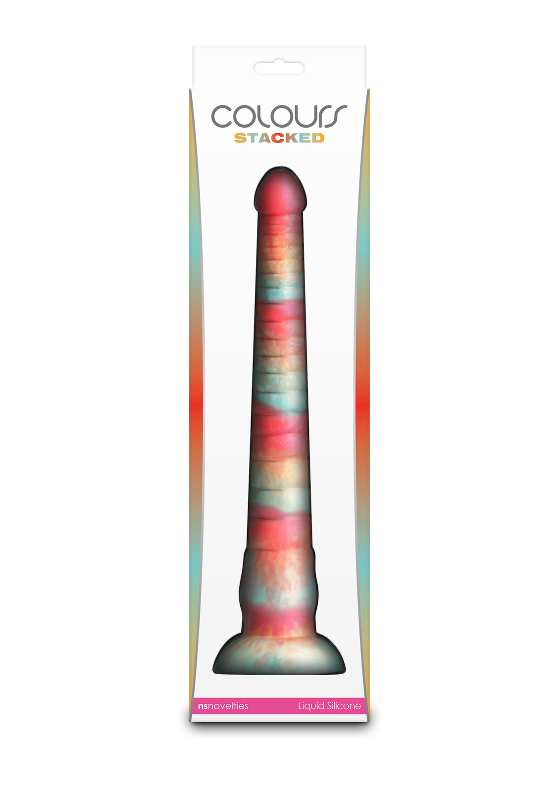Stacked 12 inch Dildo BLUE - 3