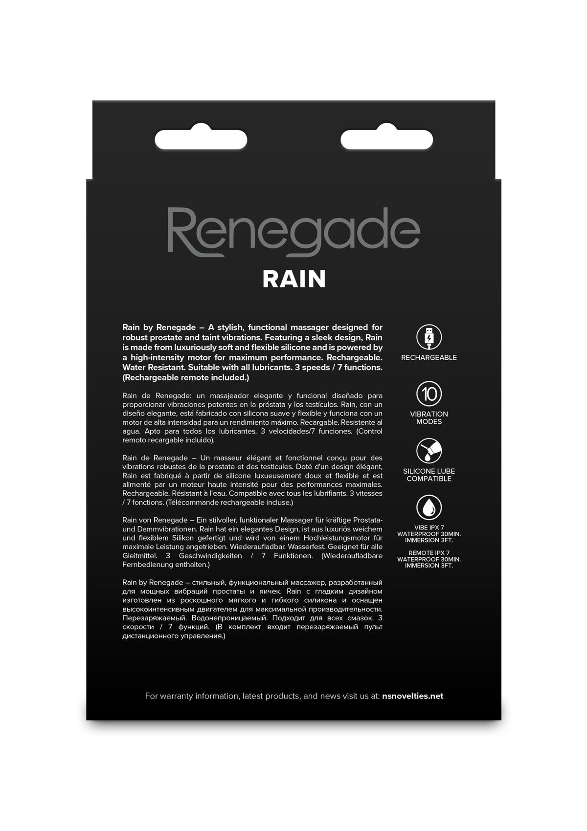 Rain Prostate Plug BLACK - 2