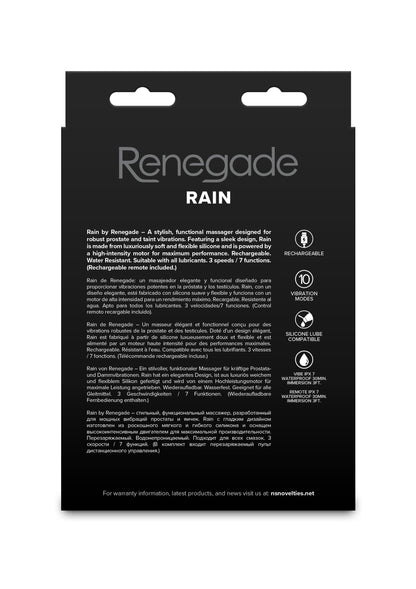 Rain Prostate Plug BLACK - 2