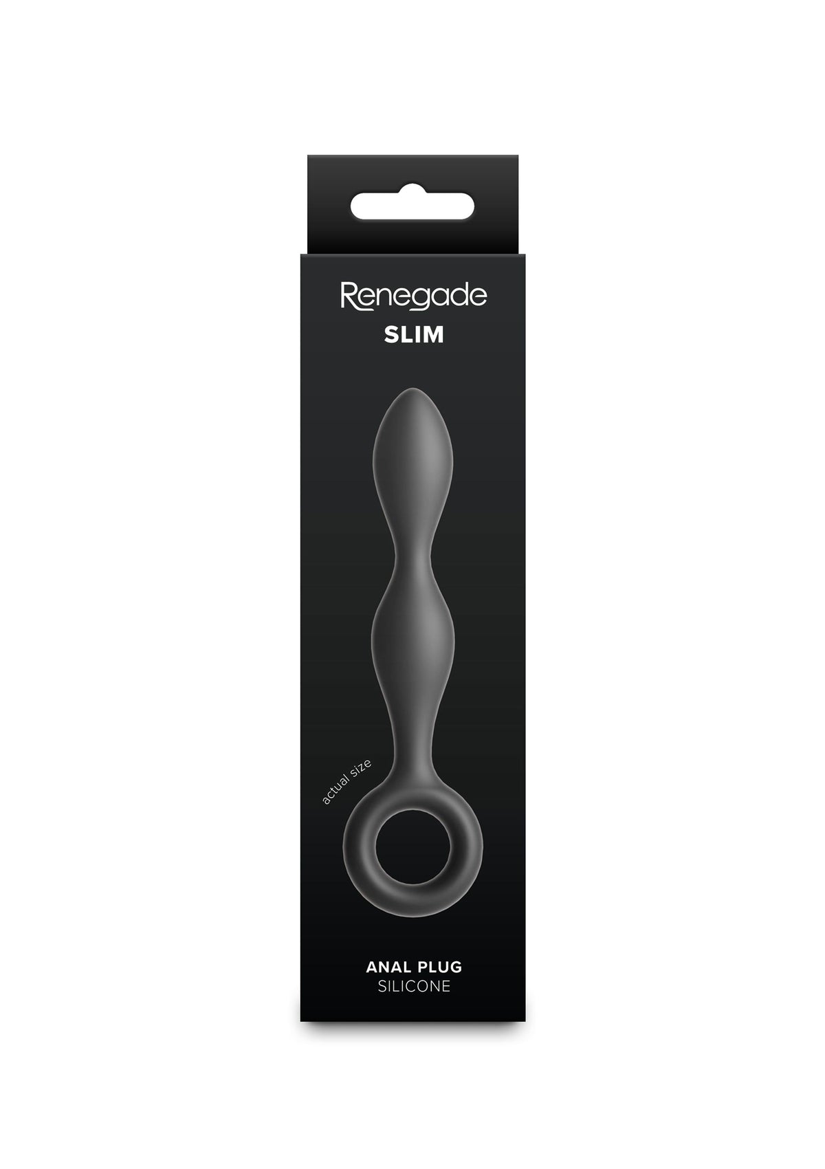 Slim Buttplug BLACK - 1