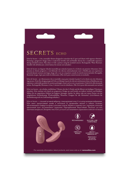 NS Novelties Secrets Echo PINK - 3