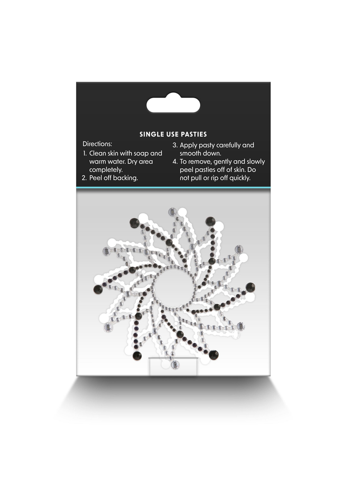 NS Novelties Pretty Pasties Charm I BLACK - 0