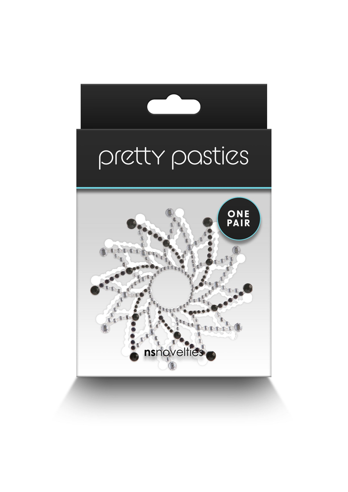 NS Novelties Pretty Pasties Charm I BLACK - 1