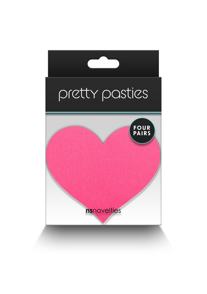 NS Novelties Pretty Pasties Heart II Assorted 4 Pair ASSORT - 0