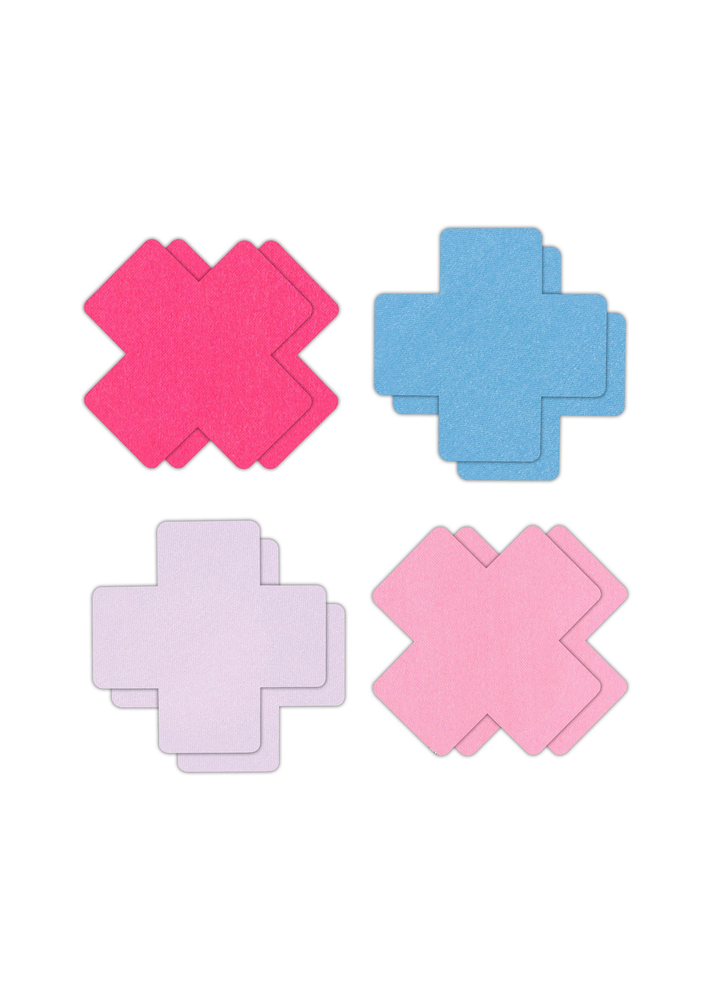 NS Novelties Pretty Pasties Cross II Assorted 4 Pair ASSORT - 0
