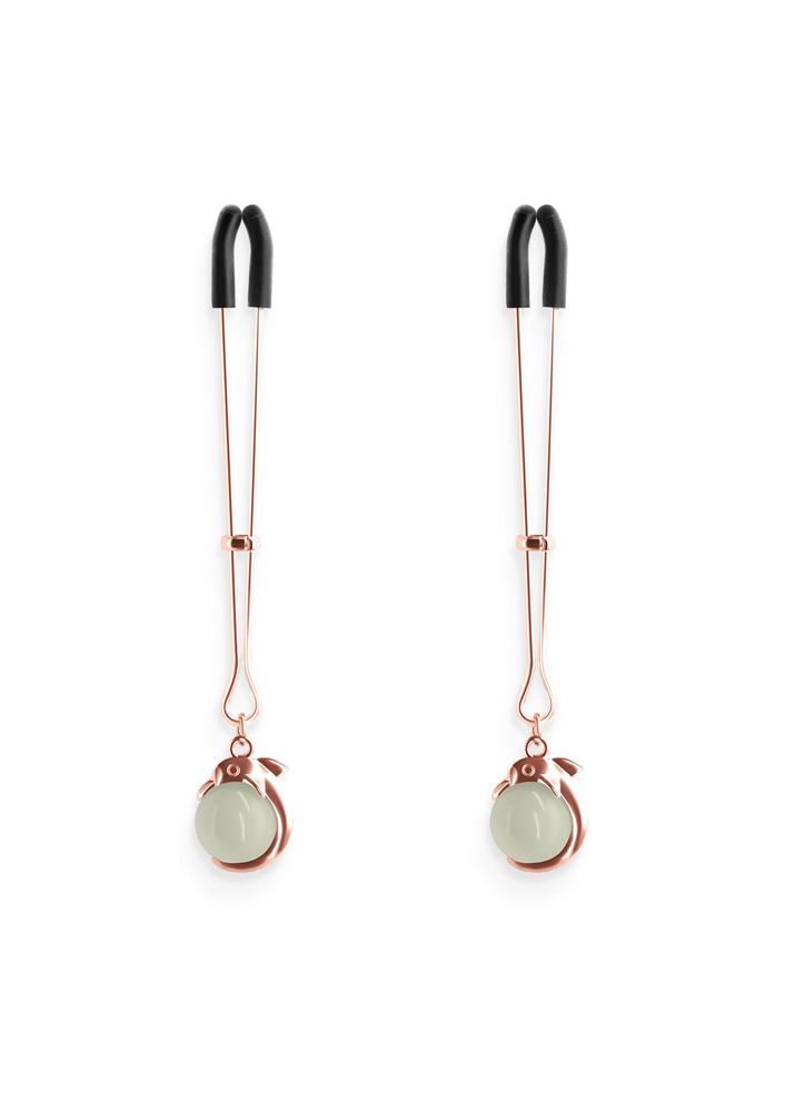 NS Novelties Bound Nipple Clamps G1 GOLD - 0
