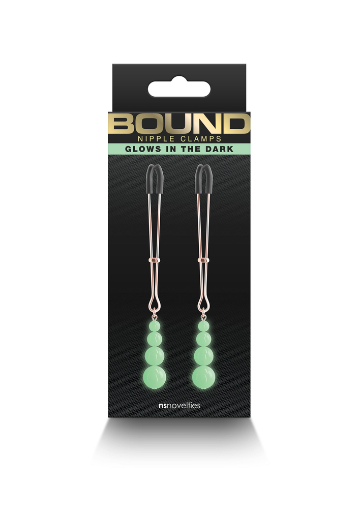 NS Novelties Bound Nipple Clamps G2 GOLD - 1