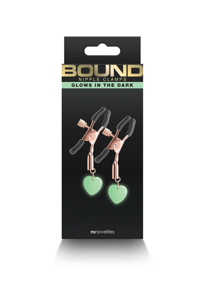 NS Novelties Bound Nipple Clamps G3 GOLD - 3