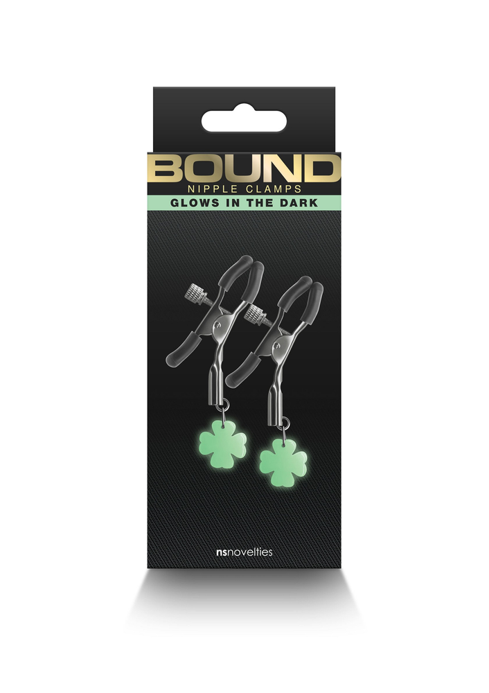 NS Novelties Bound Nipple Clamps G4 BLACK - 1