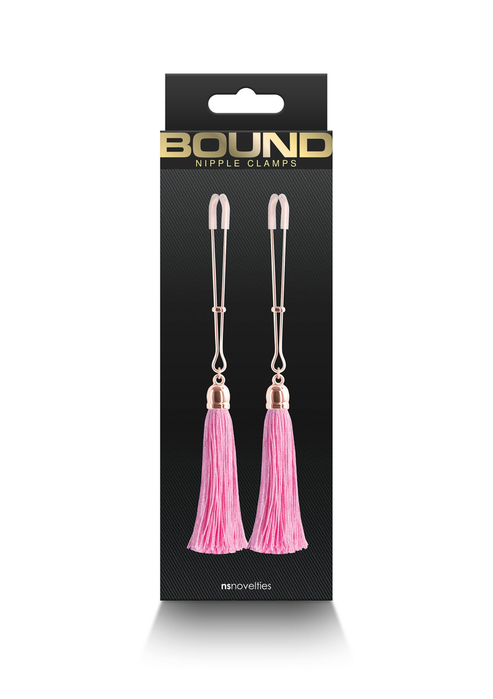 NS Novelties Bound Nipple Clamps T1 PINK - 1