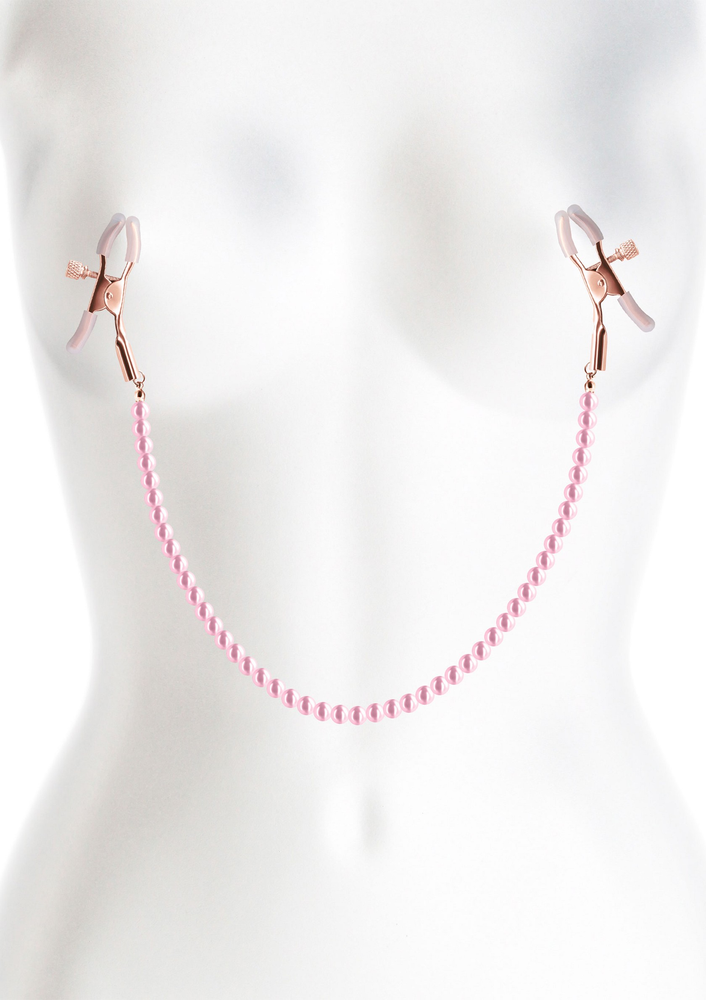 NS Novelties Bound Nipple Clamps DC1 PINK - 2