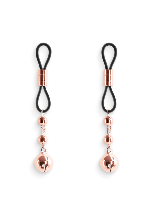 NS Novelties Bound Nipple Clamps D1 - Rose Gold