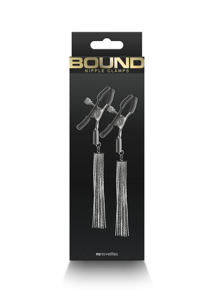NS Novelties Bound Nipple Clamps D2 BLACK - 2
